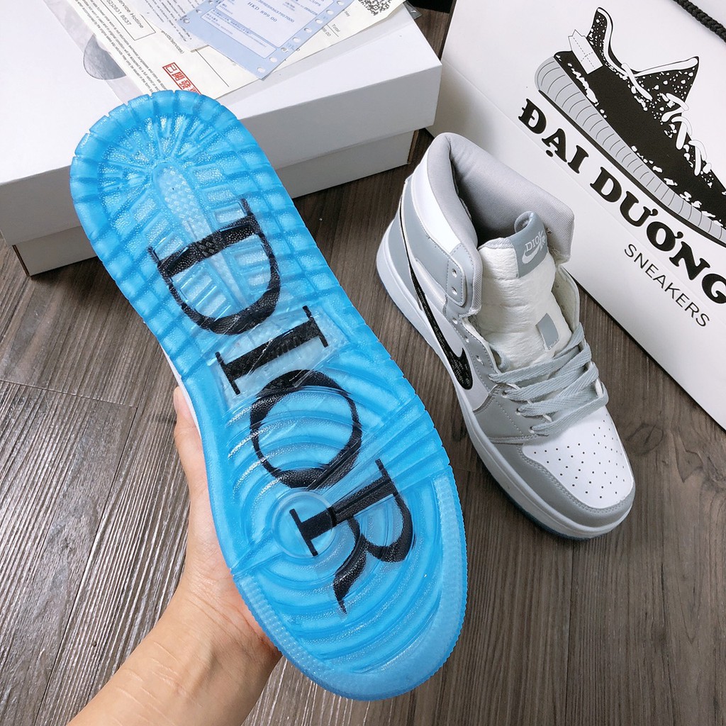 JD dior cao cổ [TẶNG MÓC KHÓA - FULL BOX] giày thể thao nam nữ tăng chiều cao jd dior cao cổ bản chuẩn trung | BigBuy360 - bigbuy360.vn