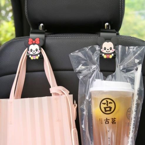 Móc treo đồ sau ghế ô tô họa tiết hoạt hình đáng yêu