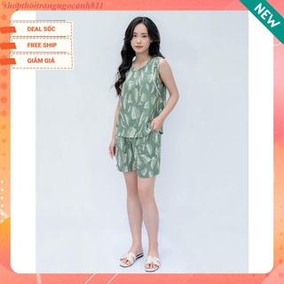 Bộ sát nách quần đùi lanh Wonner 22051