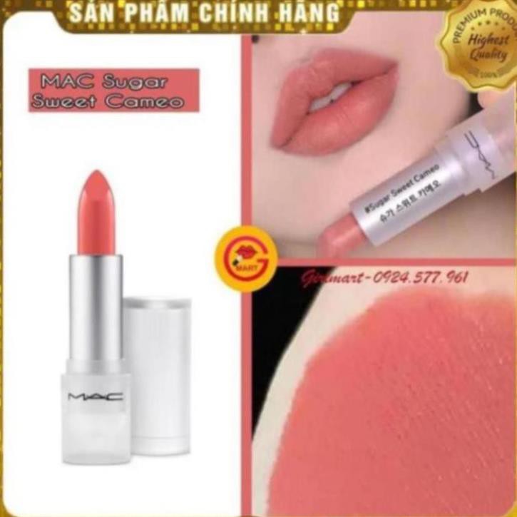 [SON ĐẸP] Son MAC  Sugar Sweet Cameo - Màu Hồng Cam Sữa