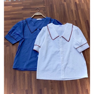 Sơ mi cổ viền thêu