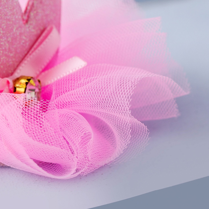 Nón Sinh Nhật Hình Vương Miện Đính Đá Dễ Thương Cho Thú Cưng