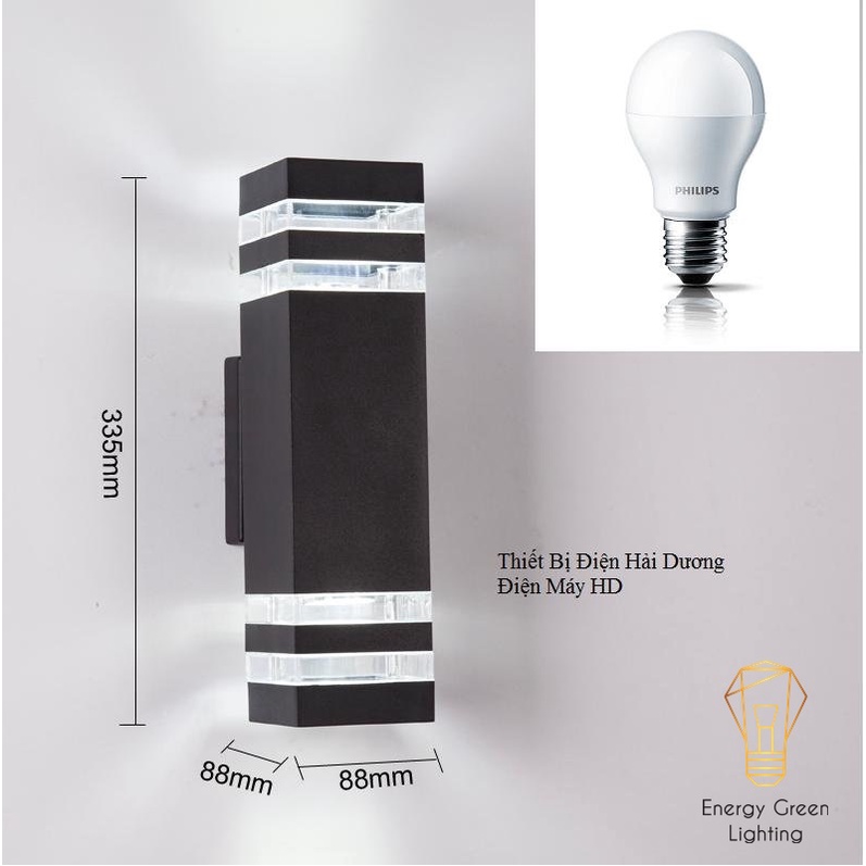 Combo 12 ĐÈN TƯỜNG ATIMOL Energy Green Lighting 3358/2