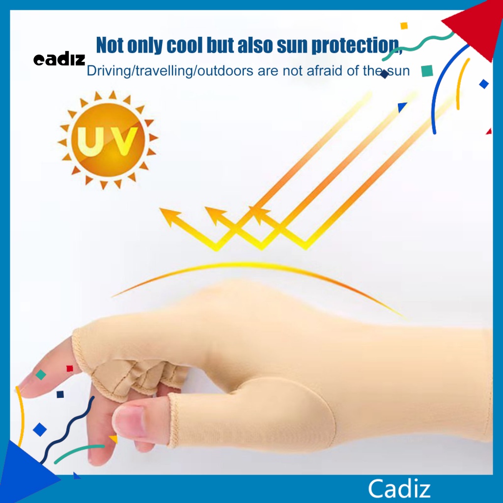 1 Đôi Găng Tay Siêu Mềm Chống Tia UV Hỗ Trợ Làm Móng Nghệ Thuật