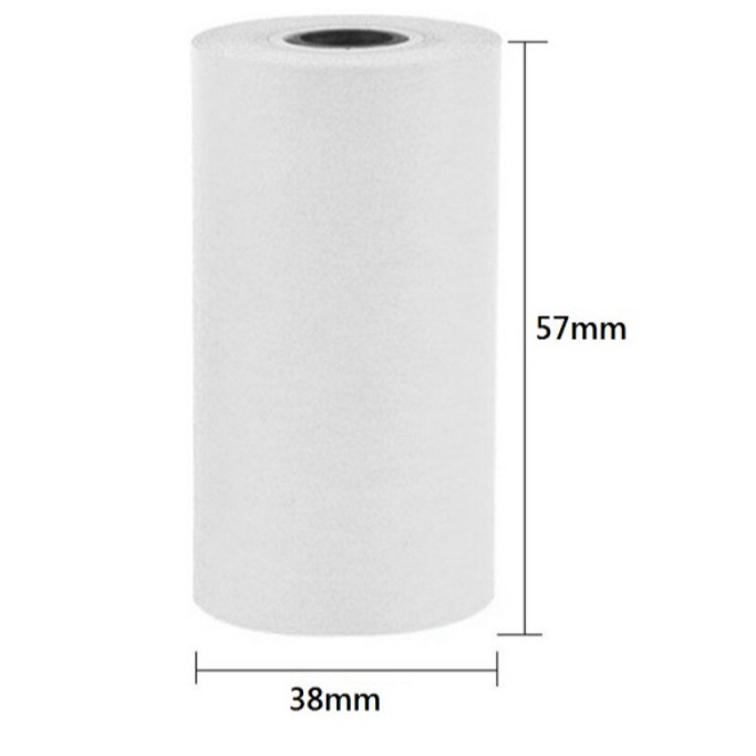 Giấy in Hóa Đơn OJI K57, Giấy in Bill K57x38  - 1 cuộn Giấy in nhiệt Khổ K57