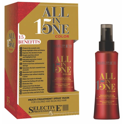 Xịt dưỡng tóc Selective Professional 15 All In One 150ml