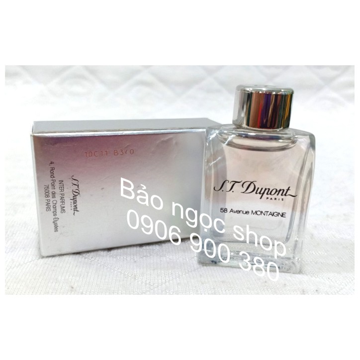 Nước Hoa Mini ST.Dupont -58 Avenue Montaigne Pour Homme -5ml