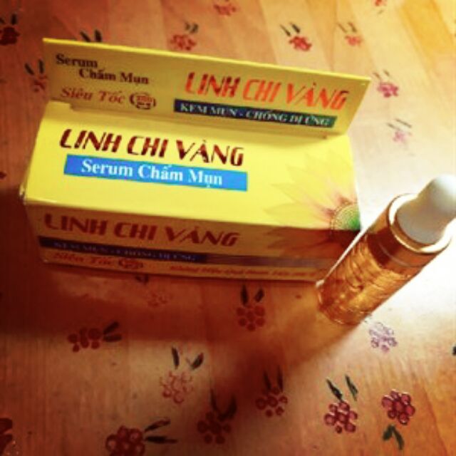 SERUM CHẤM MỤN LINH CHI VÀNG SIÊU TỐC 24H