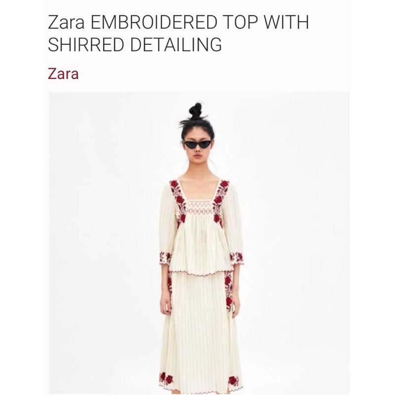ZARA top size S 99%