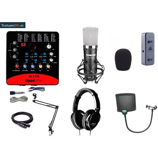 CHỌN BỘ THU ÂM MIC PC K600+ICON UPOD PRO+ĐẨY ĐỦ PK TẶNG TAI ỐP
