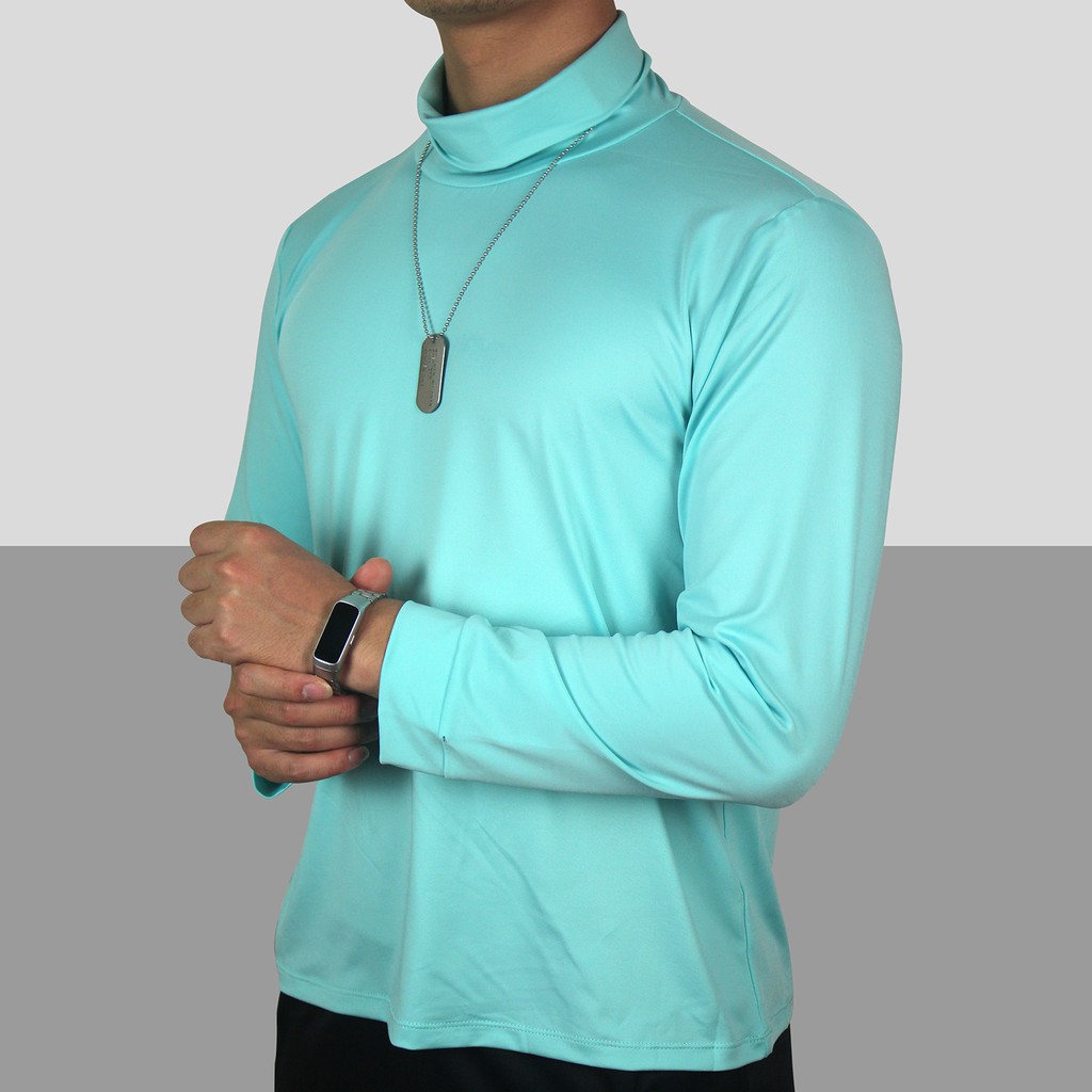 Áo thun cao cổ giữ nhiệt nam nữ cổ 6 cm chất cotton co dãn 4 chiều đanh mịn Freesize 45-95kg - Hàng cao cấp | BigBuy360 - bigbuy360.vn