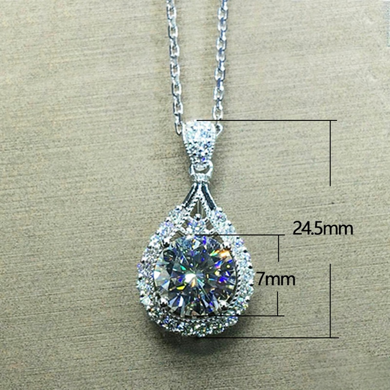 Vòng cổ thiết kế đính đá zirconia thời trang sang trọng cho nữ