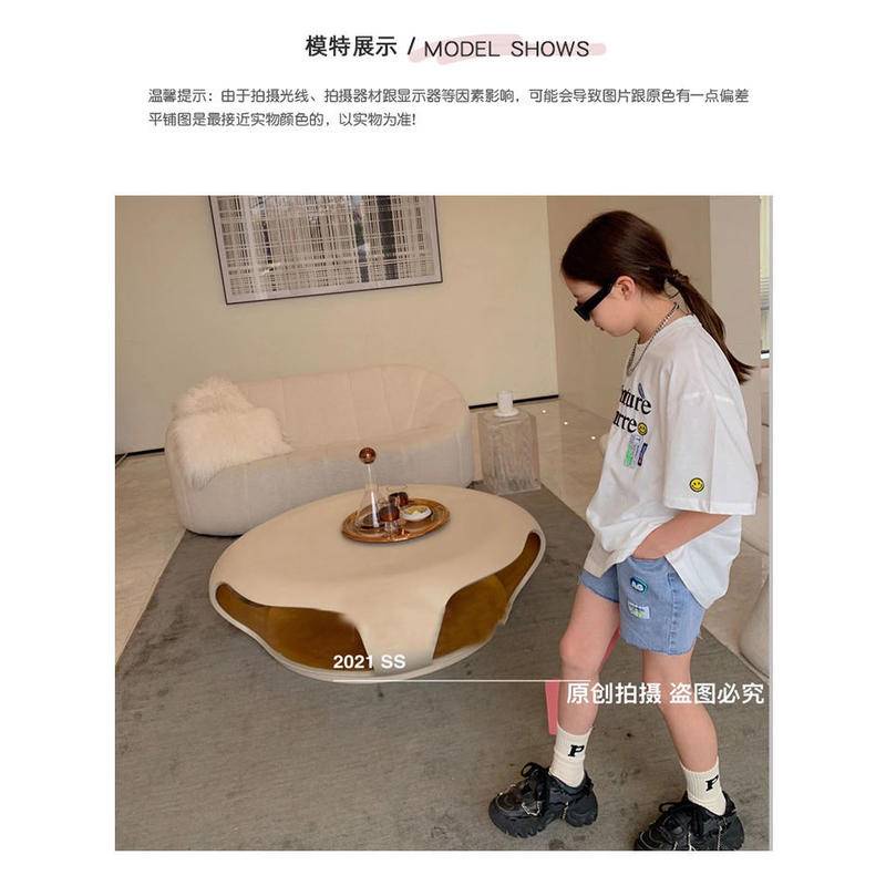 Áo Thun Cotton Tay Ngắn In Chữ Thời Trang Dành Cho Bé Gái