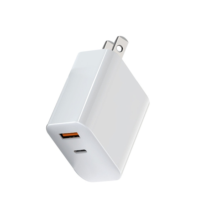 Củ Sạc Hai Cổng USB 65W USB-C A 65W Gắn Tường Tiện Dụng Cho Laptop / Điện Thoại