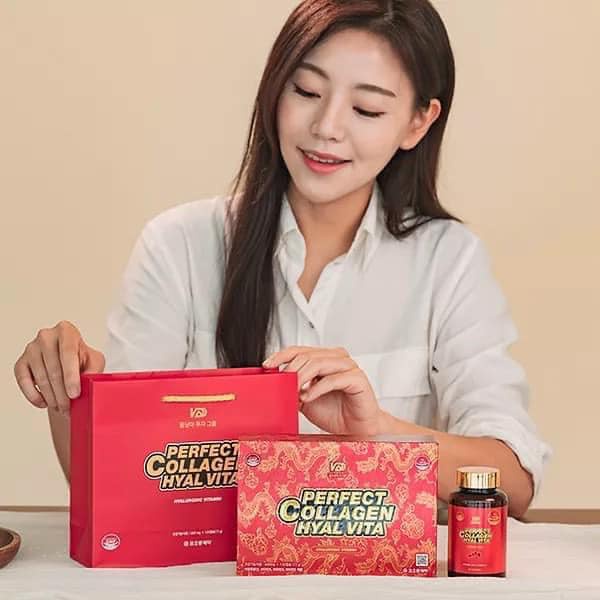 Viên Uống Collagen Perfect Collagen Hyal Vita (Dạng Viên) - 120 Viên