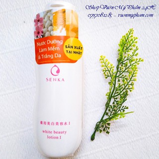 [Hot] Nước Dưỡng Làm Mềm Và Trắng Da Senka White Beauty Lotion I 200ML - Shiseido Nhật Bản