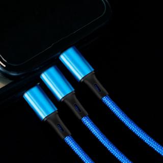 Cáp Sạc 3 Trong 1 Cổng Usb Type C Cho Android Iphone
