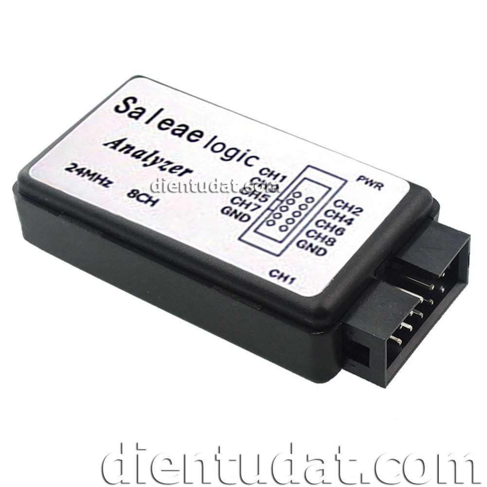 Mạch USB Saleae 8CH 24Mhz Logic Analyzer