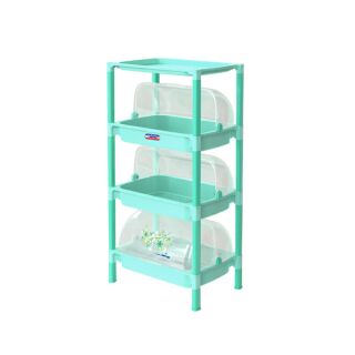 Kệ chén có nắp 3 tầng nhựa duy tân