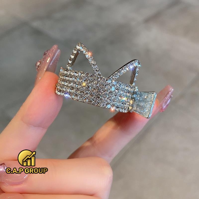 Kẹp tóc Hàn Quốc đính đá Cute sang trọng lấp lánh