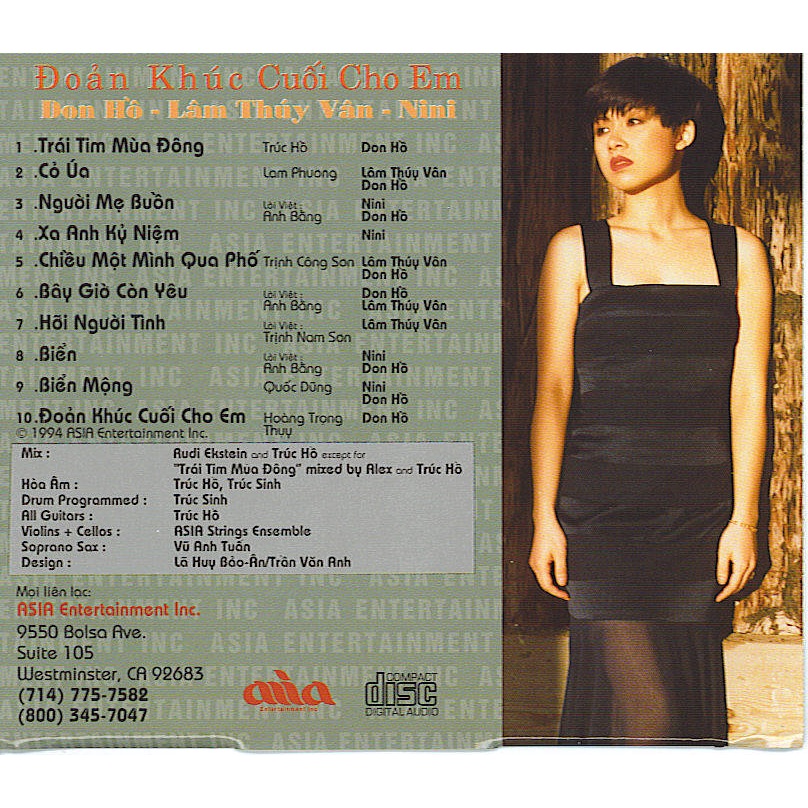 dĩa cd nhạc don hồ