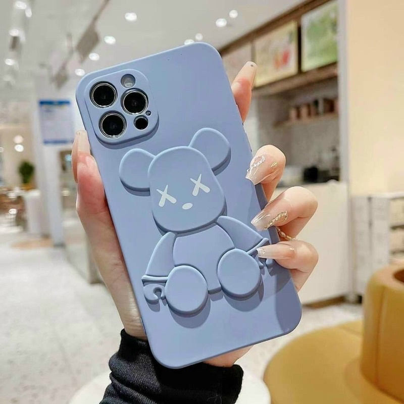 Ốp Gấu Bear Brick 3D cao su ip6/6p/7p/X/Xs/Xs max