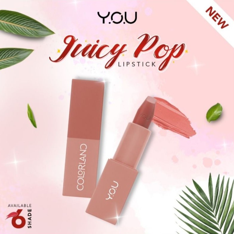 (Hàng Mới Về) Son Môi Trang Điểm 3.8g Thương Hiệu You Colorland Juicy Pop | BigBuy360 - bigbuy360.vn