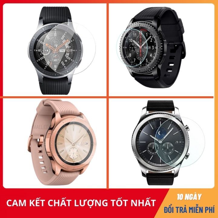 Kính cường lực , dán màn hình Samsung Galaxy Gear S3, Samsung Galaxy Watch 46mm và Samsung Galaxy Watch 42mm