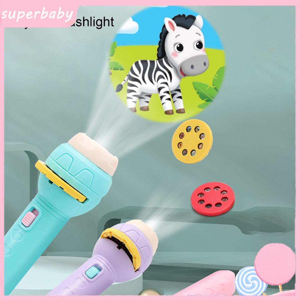 |Superbaby| 1 Bộ Máy Chiếu Đồ Chơi Bằng Nhựa Cho Bé