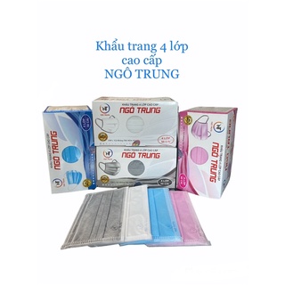[50 cái]KHẨU TRANG 4 LỚP CAO CẤP