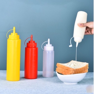 Chai nhựa đựng sốt 16oz chai xịt tương ớt 500ml  bình đựng dầu ăn, lọ tương có vòi, sữa đặc pha chế