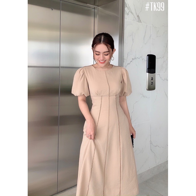 Đầm dạo phố công sở dự tiệc tay bí | BigBuy360 - bigbuy360.vn