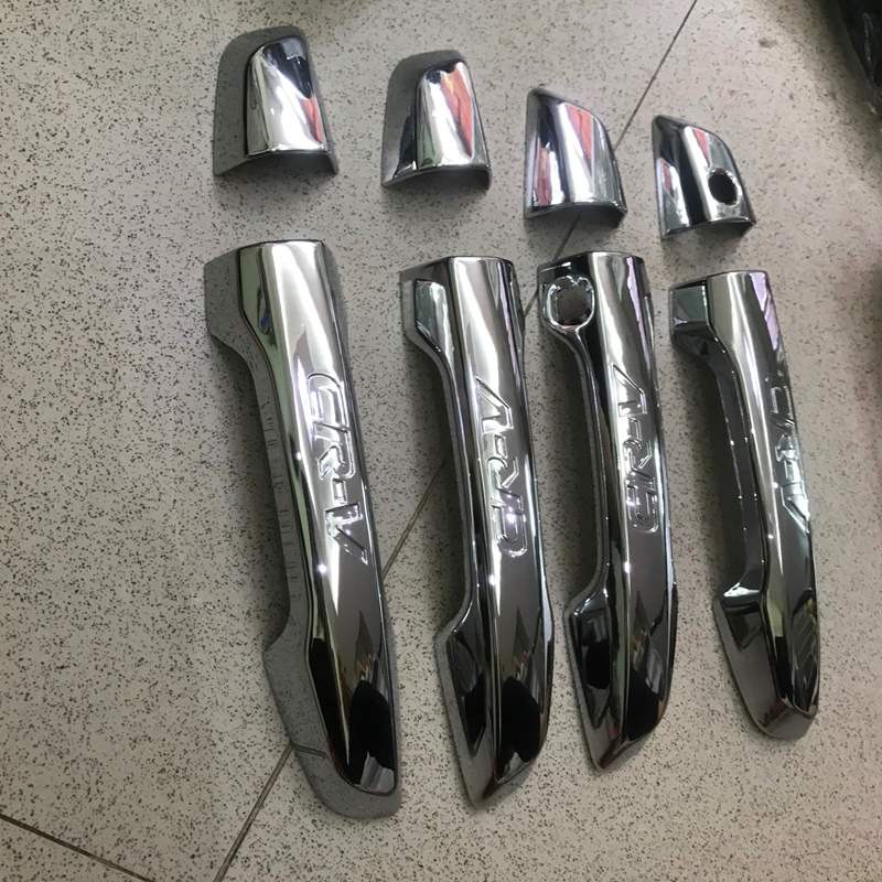 Ốp Tay Cửa Và Hõm Cửa Xe Honda CRV, CR-V 2018 đến 2022 Mạ Crom Cao Cấp Chống xước tay cửa làm đẹp cho xe