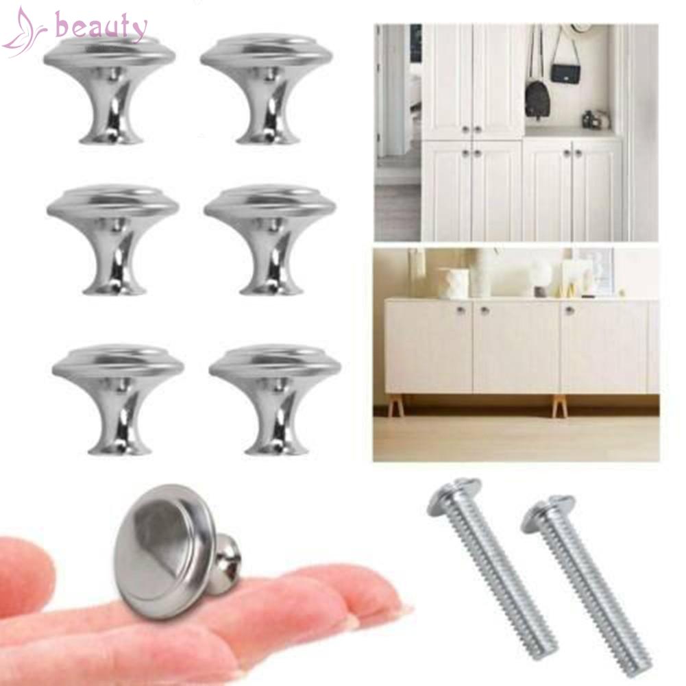 Set 12 Tay Nắm Cửa Bằng Thép Không Gỉ Màu Đen / Bạc