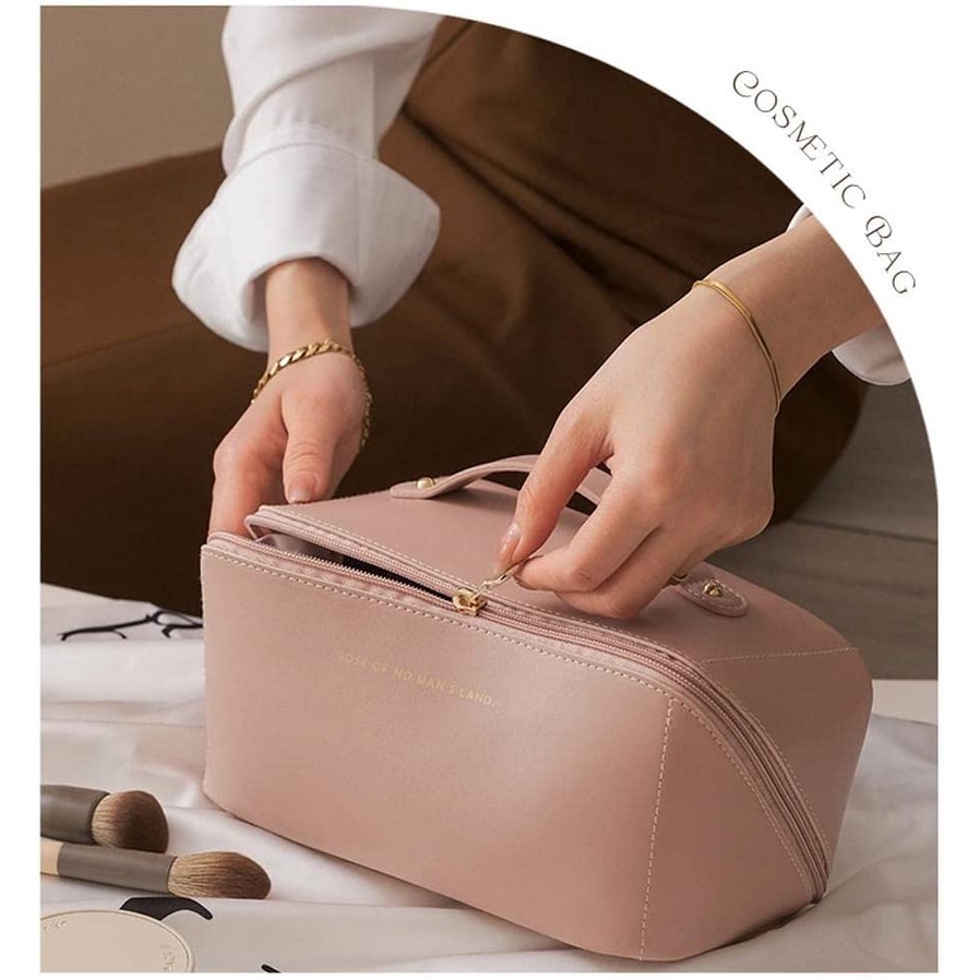 Túi đựng đồ mỹ phẩm mini 23cm | hộp ví cầm tay đựng đồ trang điểm cá nhân | ví cầm tay | ví nữ có ngăn kéo tiện lợi