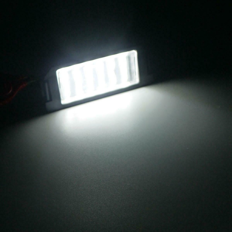 2 Đèn 18 bóng led ánh sáng trắng gắn biển số xe Hyundai Veloster Genesis 2D Kia Soul
