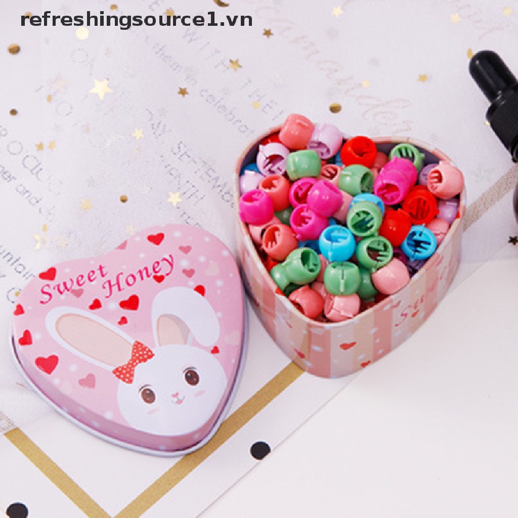 Kẹp Tóc Mini Bằng Nhựa Màu Kẹo Ngọt Đáng Yêu Cho Bé Gái {refreshingsource1.vn}