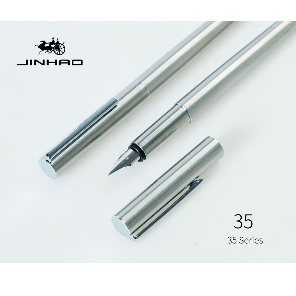 Bút Máy Jinhao 35 Bằng Thép C6118 Viết Thư Pháp / Văn Phòng / Trường Học