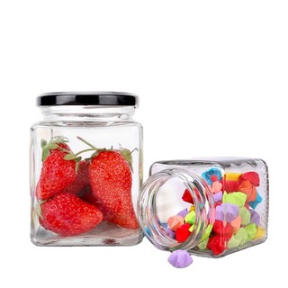 SET 12 hủ thủy tinh Vuông 200ml - Hủ đựng thực phẩm các loại