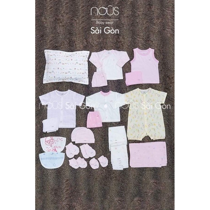 Combo Bộ Nous Sơ sinh cho Bé yêu K2