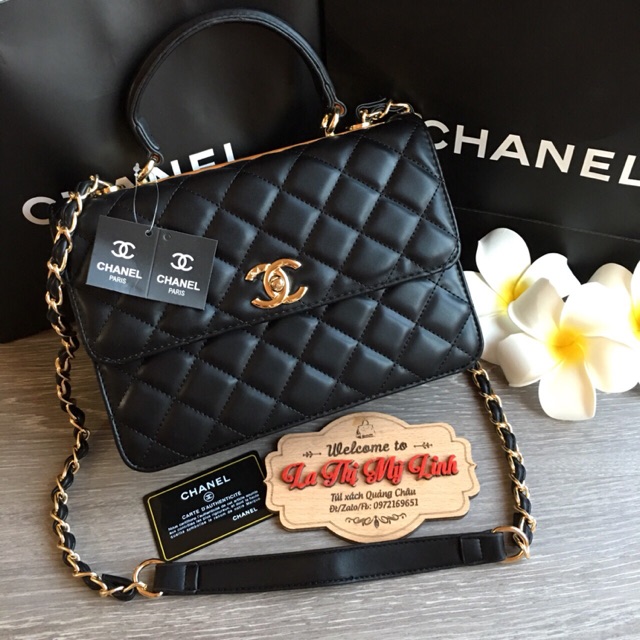 Túi Chanel nẹp tag size 25