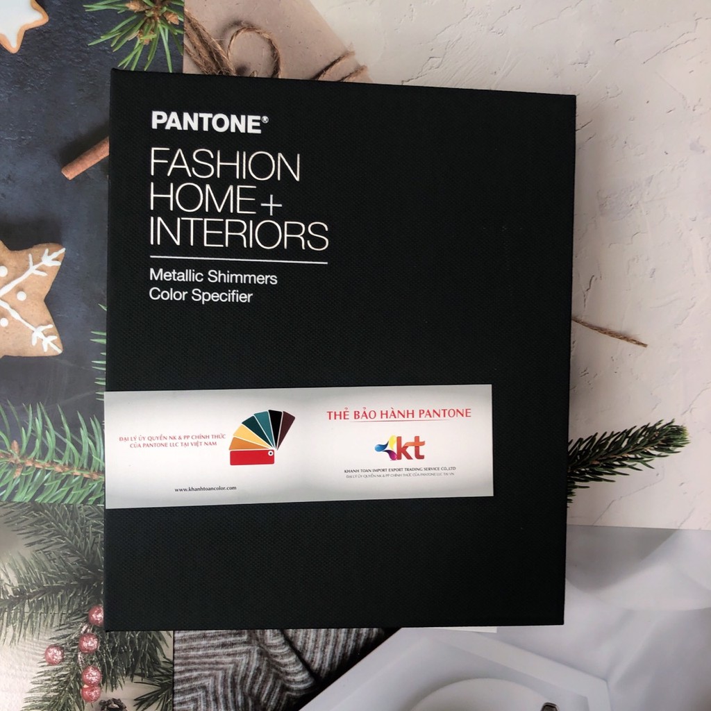 (CHÍNH HÃNG) Bảng màu Pantone TPM Metallics Shimmer Color Specifier FHIP410N -  Phiên bản năm 2021 - 200 màu TPM
