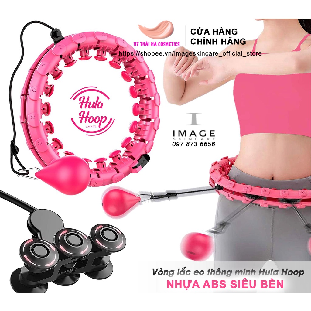 Vòng lắc eo thông minh Hula Hoop - Nhựa ABS an toàn, chắc chắn, thiết kế đẹp mắt. (Bảo hành 1 tháng 1 đổi 1)