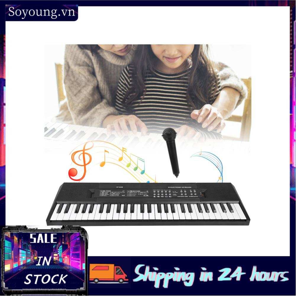 Bàn Phím Đậu Nành Bf-5438 54 Phím Có Mic Cho Bé Và Phụ Kiện