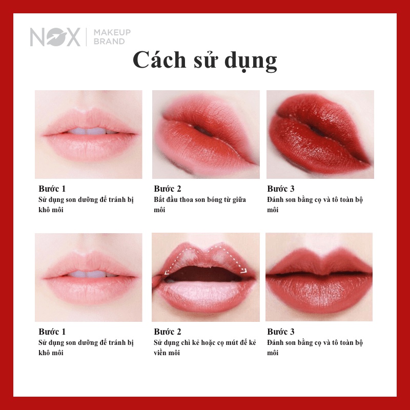 Son lì nhung dạng lỏng NOX lâu trôi 3.5 g | BigBuy360 - bigbuy360.vn