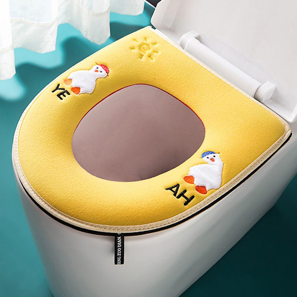 Miếng Dán Bệ Ngồi Toilet Giữ Ấm Chống Thấm Nước Họa Tiết Hoạt Hình