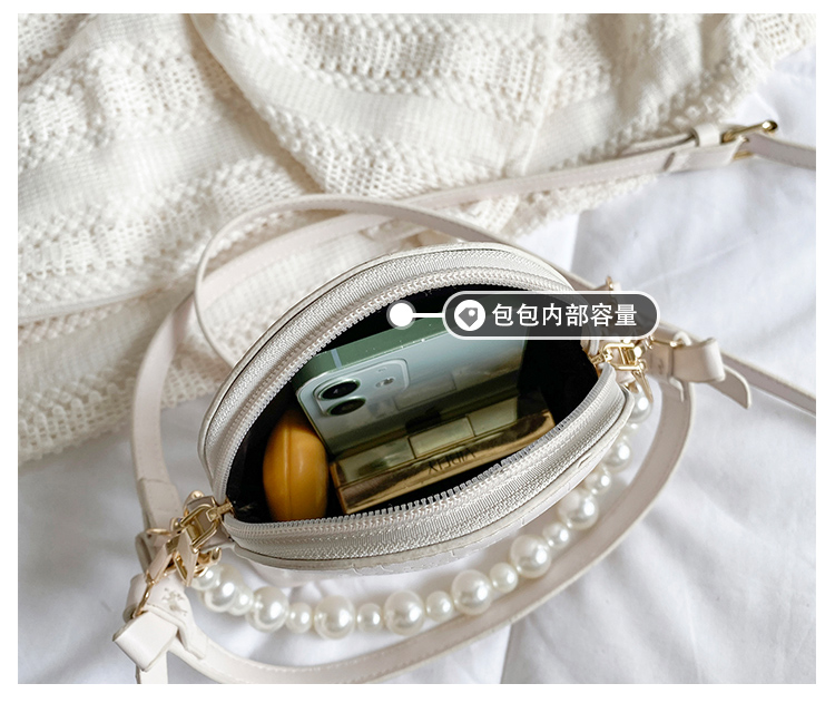 Túi đeo chéo IELGY đính ngọc trai thời trang tùy chọn màu sắc cho nữ