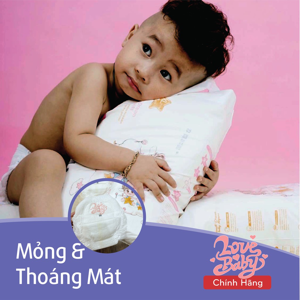 Tã/Bỉm Quần Love Baby Mới Gói Lớn M46/L42/XL38/XXL34