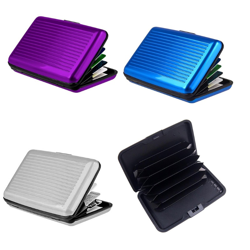 Ví Nhôm Đựng Thẻ Tín Dụng / Danh Thiếp Tiện Dụng Cho Nam Và Nữ