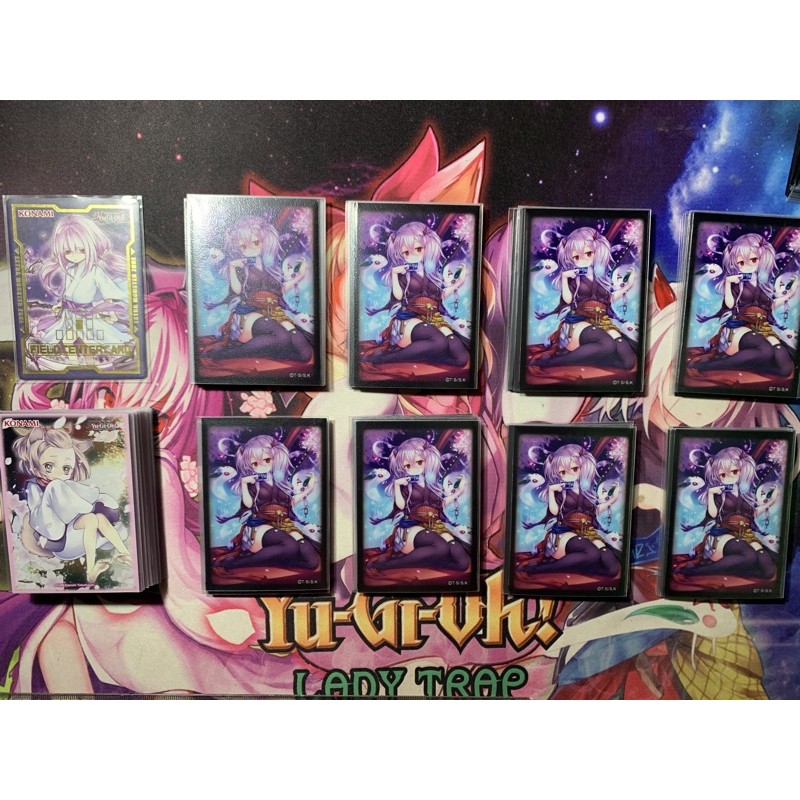 [Phụ Kiện Yugioh] Sleeve Yugioh Kích Thước 63x90mm - Bọc Bài Yugioh, Vanguard, Pokemon Hình Anime, Wibu, Waifu